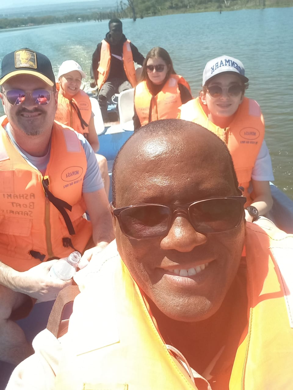 Boat safari at Lake Naivasha